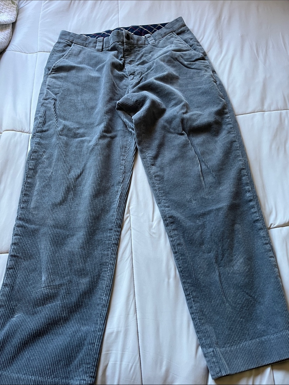 Brooks Brothers Gray Corduroy Trousers